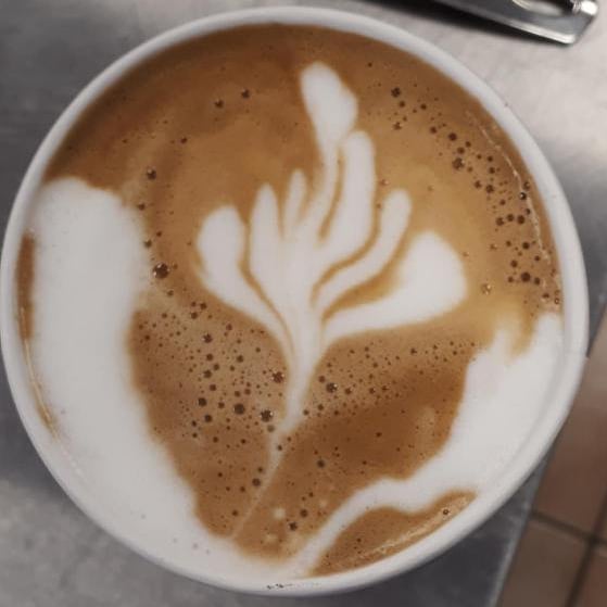 Fresh brew being served